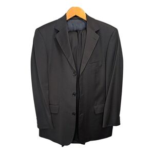 Hugo Boss Black Wool Suit Prestine Condition